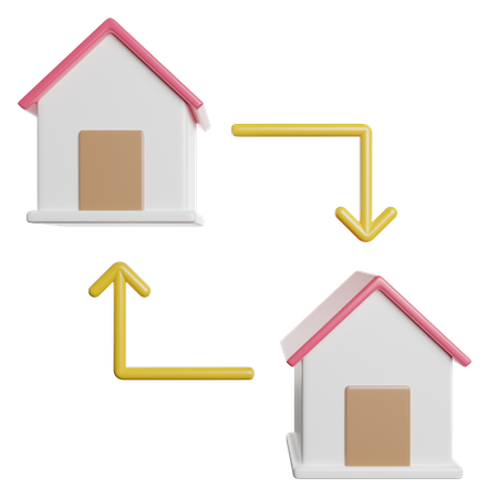 Home Shift  3D Icon