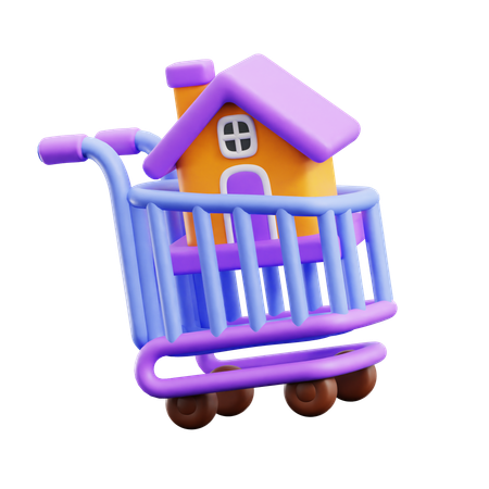 Home shopping  3D Icon
