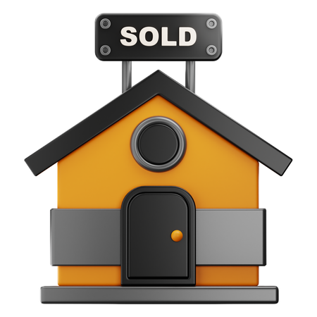 Home Sold  3D Icon