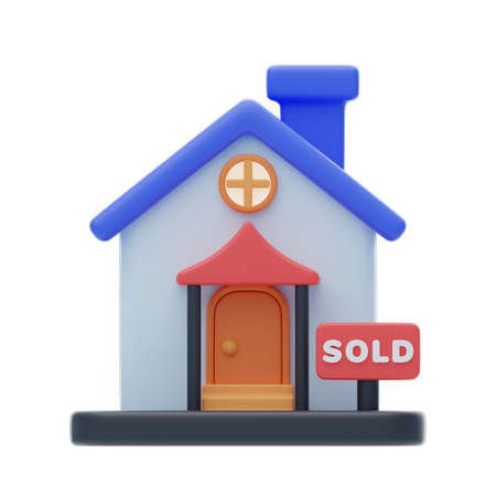 Home Sold  3D Icon