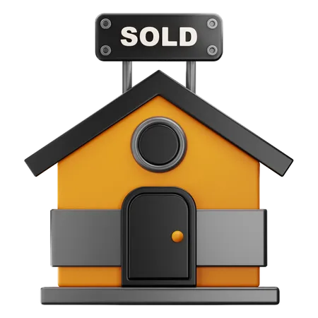 Home Sold  3D Icon