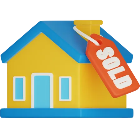 Home Sold  3D Icon