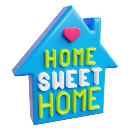 Home sweet home  3D Icon