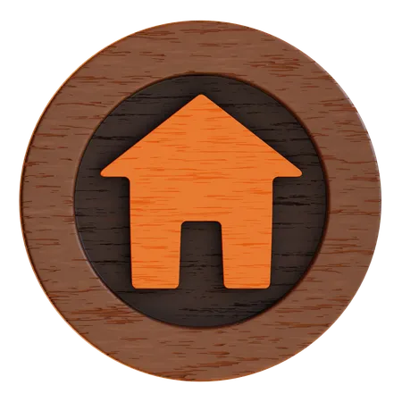 Home "Button  3D Icon