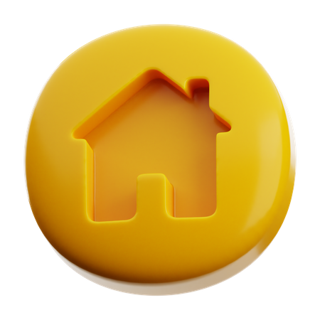 Home "Button  3D Icon