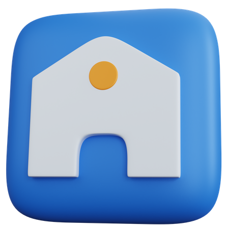 Home "Button  3D Icon