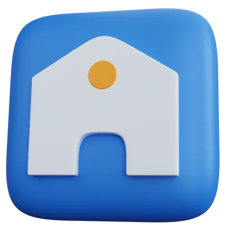 Home "Button  3D Icon