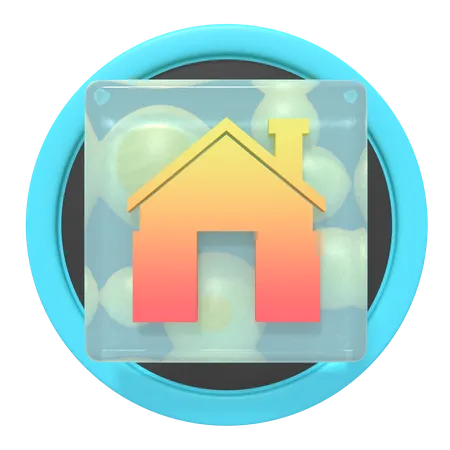 Home "Button  3D Icon