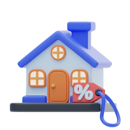 Home Tax  3D Icon