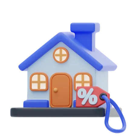 Home Tax  3D Icon