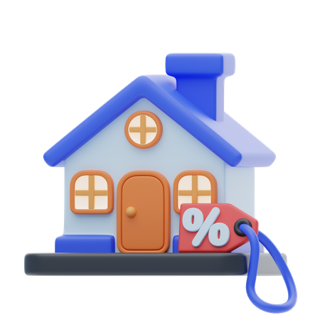 Home Tax  3D Icon