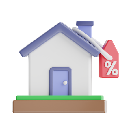 Home Tax  3D Illustration