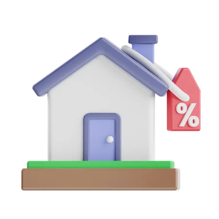 Home Tax  3D Illustration