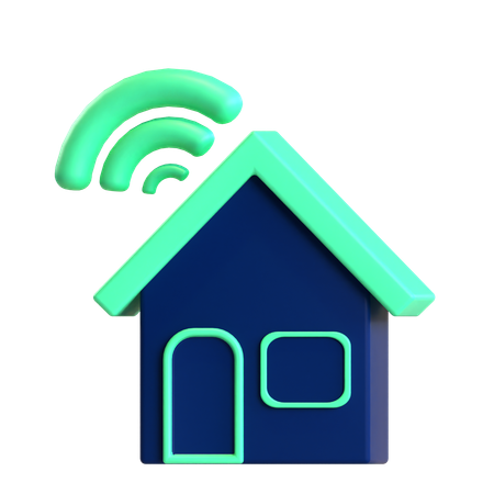 自宅Wi-Fi  3D Icon