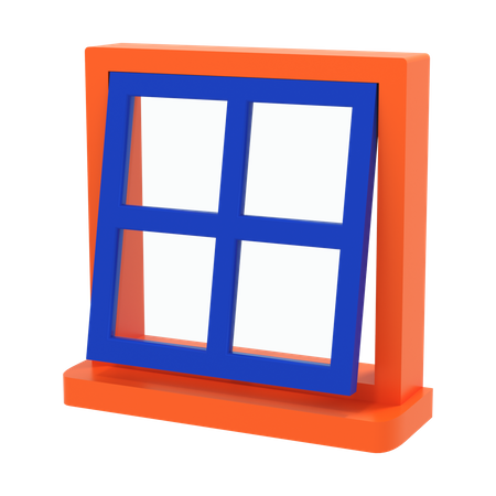 Home Window  3D Icon