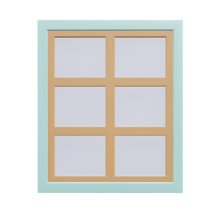 Home Window  3D Icon