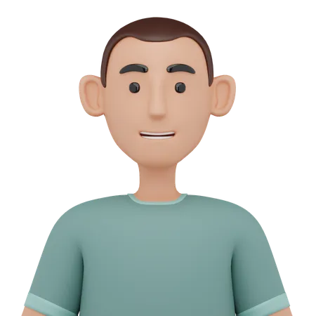 Homem avatar  3D Icon