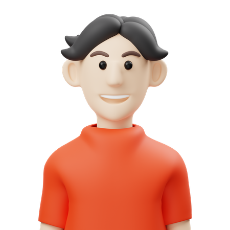 Homens com pano vermelho  3D Illustration