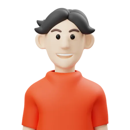 Homens com pano vermelho  3D Illustration