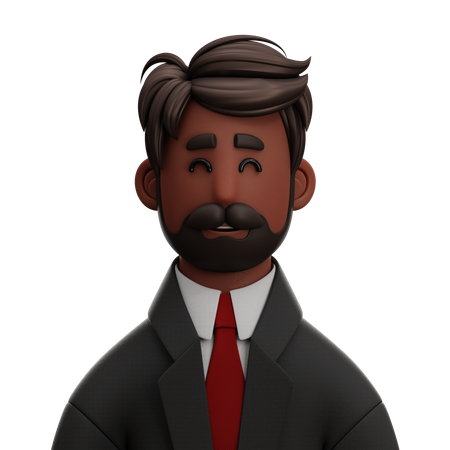 Homem de negocios  3D Icon