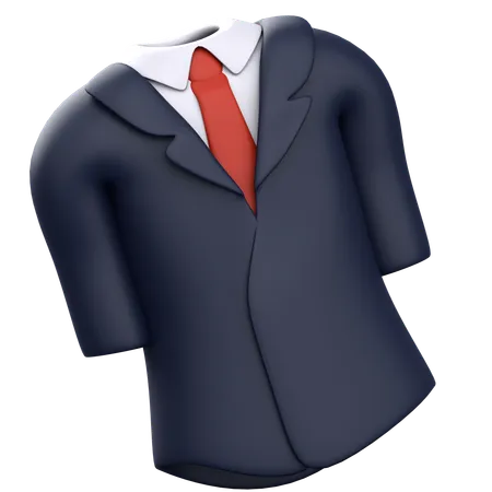 Roupas de homem de negócios  3D Icon