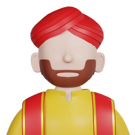 Homem diwali  3D Icon