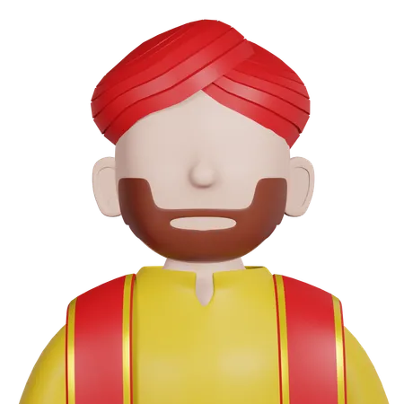 Homem diwali  3D Icon