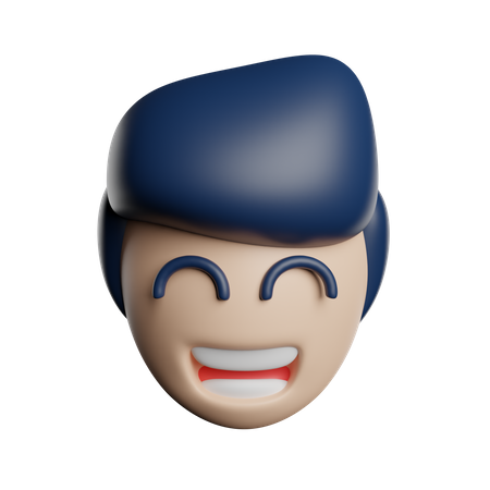 Homem feliz  3D Icon