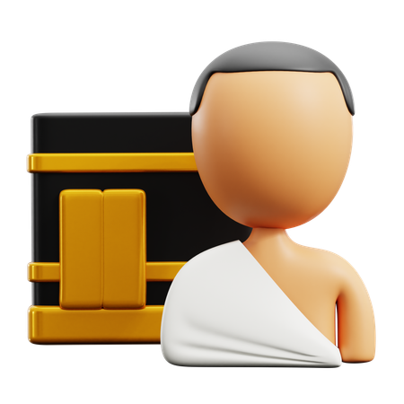 Homem Muçulmano  3D Icon