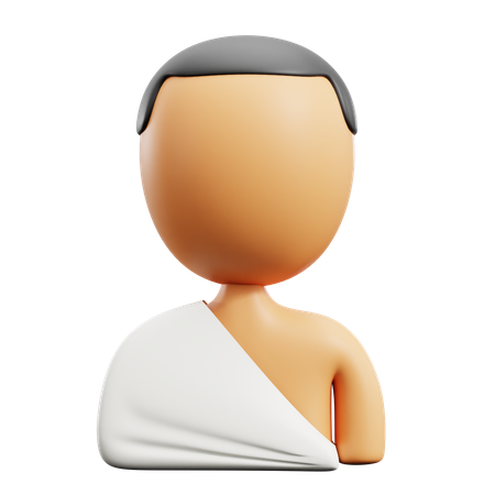Homem Muçulmano  3D Icon