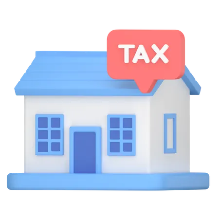 Homeowner tax  3D Icon