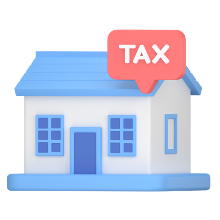 Homeowner tax  3D Icon
