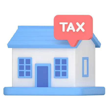 Homeownership Tax 3D Icon