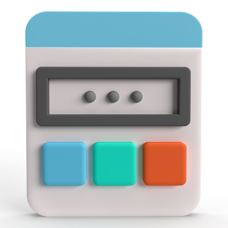 Homepage  3D Icon