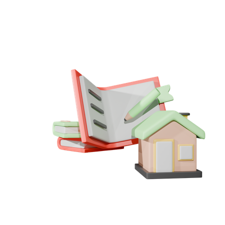 Homework  3D Icon