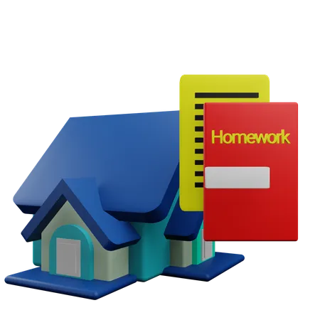 Homework  3D Icon