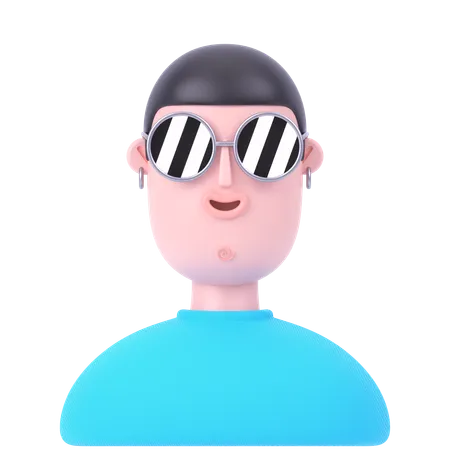 Homme  3D Icon