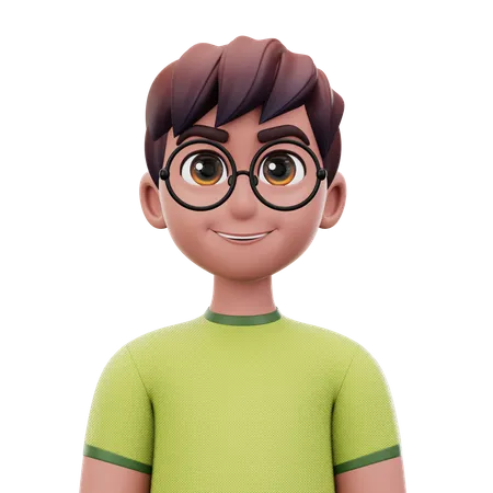 Homme à lunettes  3D Icon