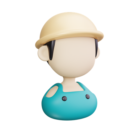 Agriculteur  3D Icon