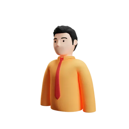 Homme d'affaire  3D Illustration