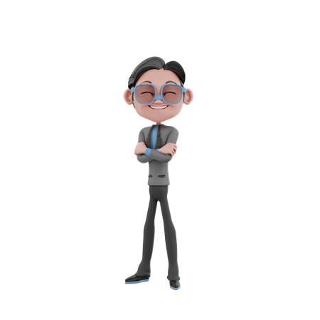 Homme d'affaire  3D Illustration