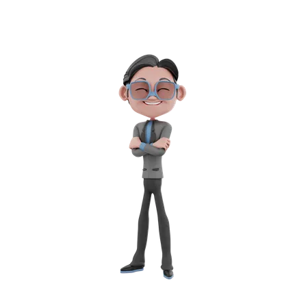 Homme d'affaire  3D Illustration