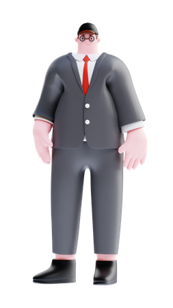 Homme d'affaire  3D Illustration