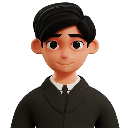 Avatar d'homme d'affaires  3D Icon