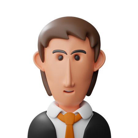 Avatar d'homme d'affaires  3D Icon