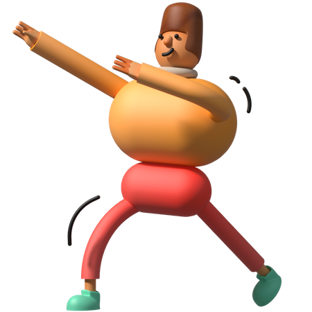 Homme qui danse  3D Emoji