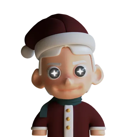 Homme de Noël  3D Icon
