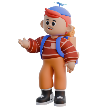 Homme en train de discuter  3D Icon