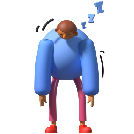 Homme endormi  3D Emoji