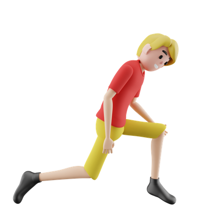 Homme faisant de l'exercice  3D Icon